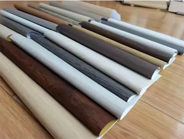 Vacuum Press Walnut Pvc Film Membrane Foil For Door Film