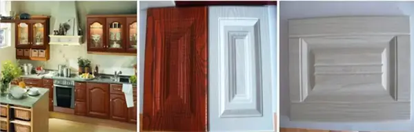 Vacuum Press Walnut Pvc Film Membrane Foil For Door Film