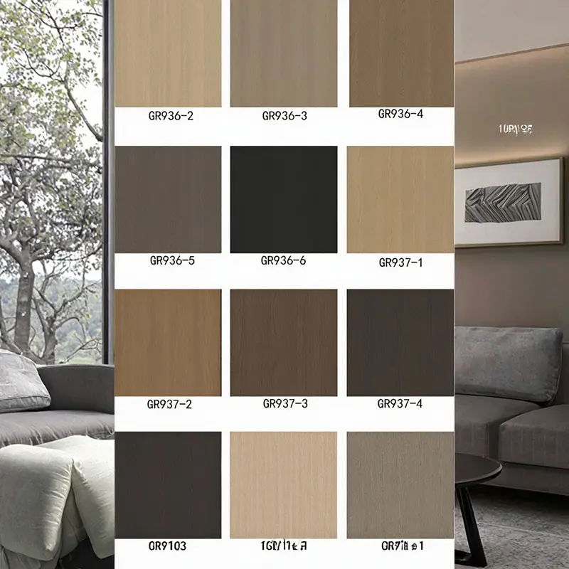 Igbalode apẹrẹ pvc ọṣọ fiimu ọṣọ